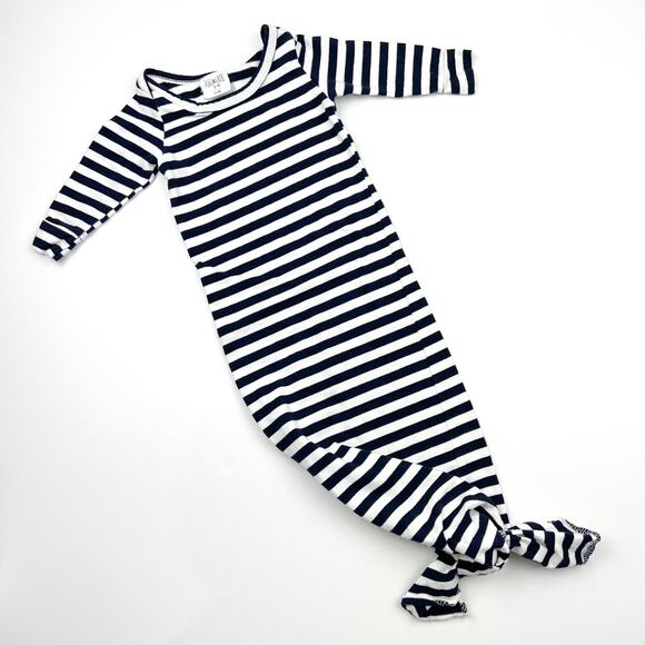 Purl Lamb Striped Knot Gown - Picture 2 of 8